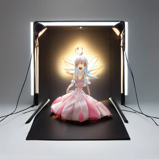 Prompt: incubator from mahou shoujo madoka magica, product shoot, studio lighting