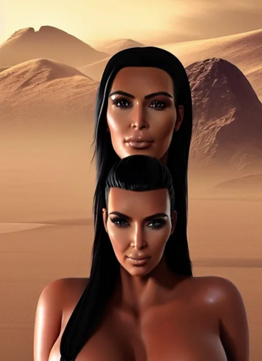 Image similar to photo still full pov of a kim kardashian with a alien facehugger over her face, cinematic full shot.