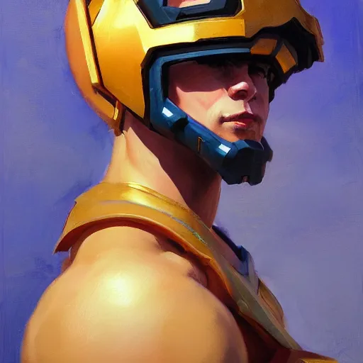 Image similar to greg manchess portrait painting of fierce galactus as overwatch character, medium shot, asymmetrical, profile picture, organic painting, sunny day, matte painting, bold shapes, hard edges, street art, trending on artstation, by huang guangjian, gil elvgren, ruan jia, greg rutkowski, gaston bussiere