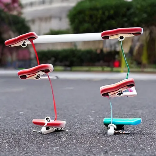 Image similar to futuristic antigravity skate boards