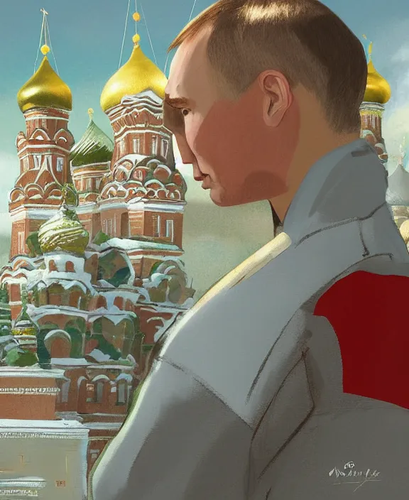 Image similar to russia, digital painting