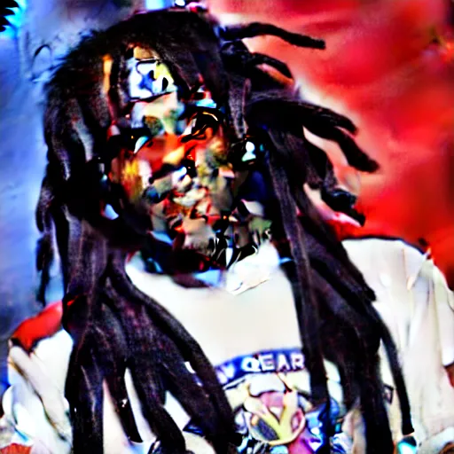 Image similar to Chief Keef in a Sailor Moon outfit