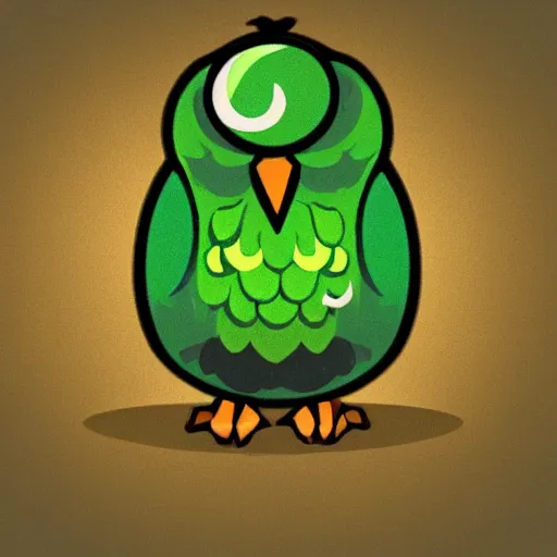 green owl cartoon