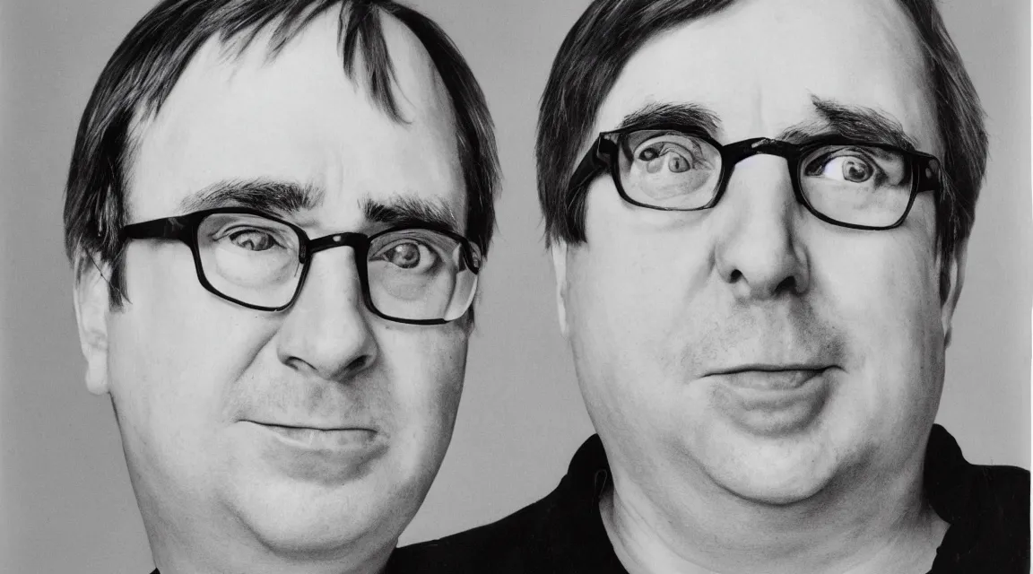 Image similar to portrait of Linus Torvalds taked by Richard Avedon