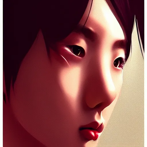 Image similar to jin from bts, elegant, ultra highly detailed, digital painting, smooth, sharp focus, artstation, art by Ilya Kuvshinov