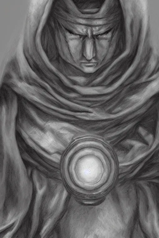 Image similar to portrait of robed mage | digital painting | highly detailed | kentaro miura