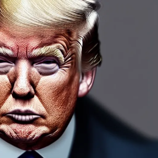 Prompt: color corrected Donald Trump