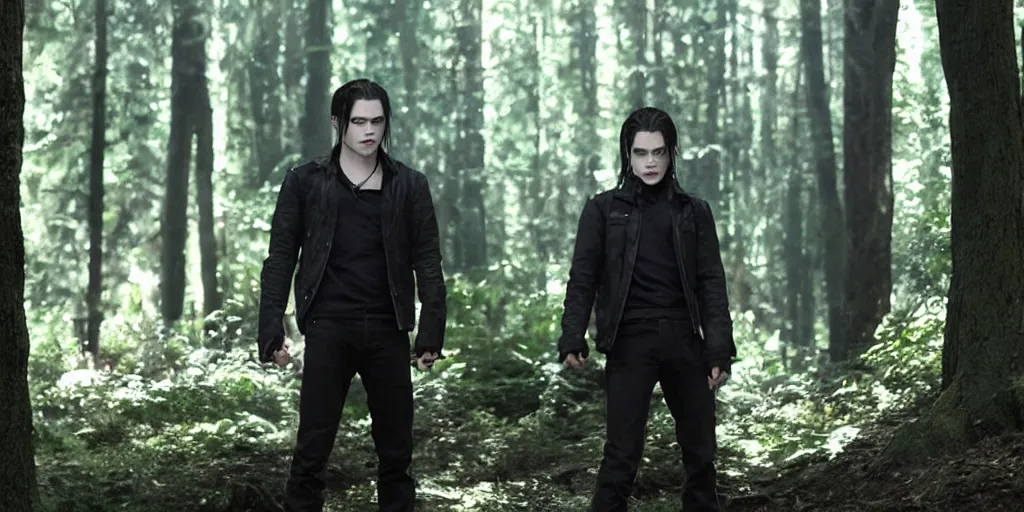 Prompt: Twilight live action, screenshot