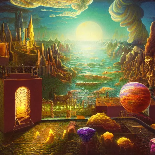 Image similar to luminary of lunacy 4 k hyperdetailed surrealism extremely high quality