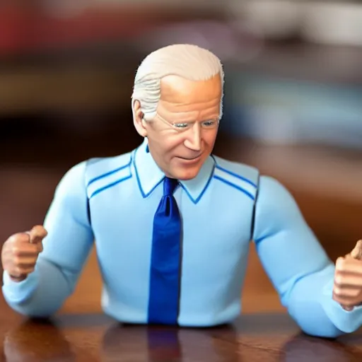 Image similar to joe biden action figure, high resolution product photography