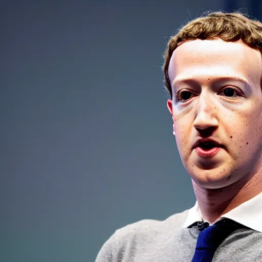 Image similar to mark zuckerberg as a cyborg