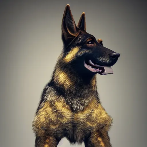 Prompt: a humanoid german shepherd flexing holding a crowbar, dslr, 8 k, octane beautifully detailed render, cold lighting, cinematic lighting, white background, detailed photo, masterpiece, volumetric lighting, ultra realistic, highly detailed, high quality, lossless, photorealistic, grayscale