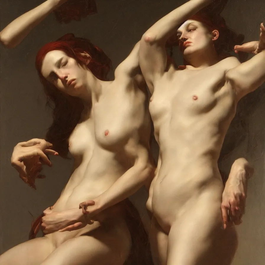 Image similar to Artwork by Roberto Ferri.