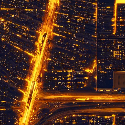 Image similar to Los Angeles blade runner, 8k, photorealistic, award winning aerial photo of the cyberpunk city