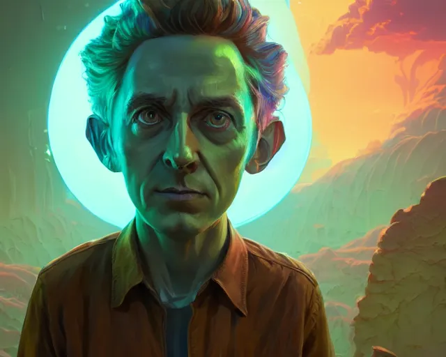 Image similar to fantasy portrait of morty from rick & morty, intricate abstract. intricate artwork, by greg rutkowski, wlop, beeple, dan mumford. concept art, octane render, trending on artstation, greg rutkowski very coherent symmetrical artwork. cinematic, key art, hyper realism, high detail, octane render, 8 k, iridescent accents