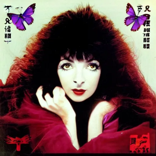 Image similar to kate bush, japanese album cover