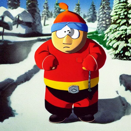 Prompt: eric cartman from south park