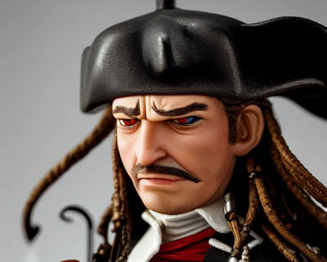 Image similar to close up of highly detailed pvc figure of 2 1 savage from pirates of the caribbean dslr photo