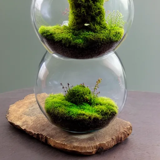 Image similar to moss terrarium
