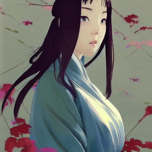 Prompt: | a cute japanese princess | very very anime!!!, fine - face, realistic shaded perfect face, fine details, anime, realistic shaded lighting, poster by ilya kuvshinov katsuhiro otomo ghost - in - the - shell, magali villeneuve, artgerm, jeremy lipkin and michael garmash and rob reyt