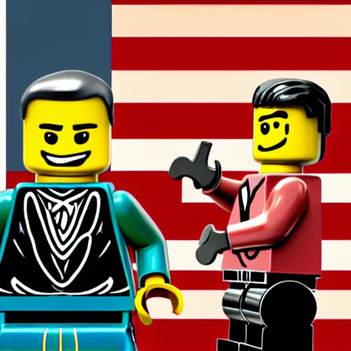 Prompt: lego barack obama