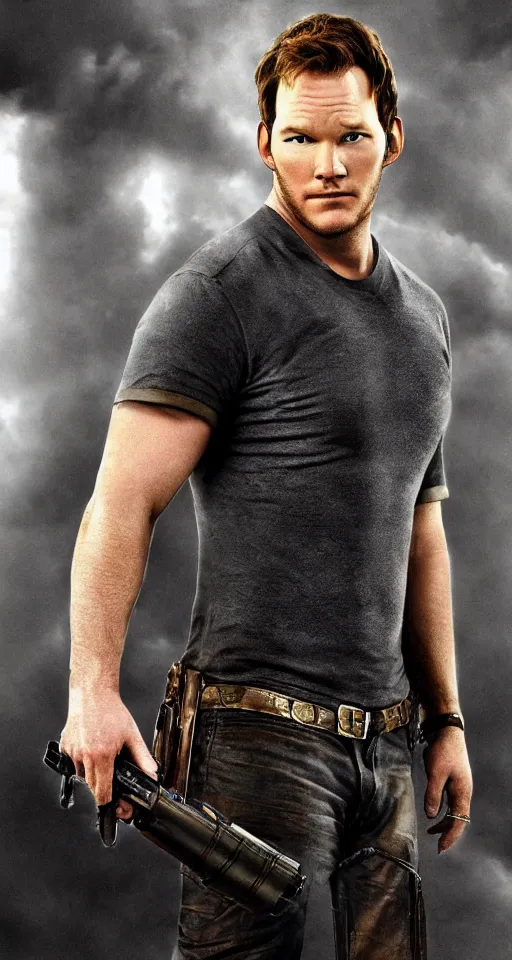 Prompt: Chris Pratt as Neo photo very very very realistic photograph