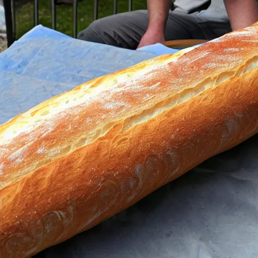 Image similar to a beautiful and big baguette