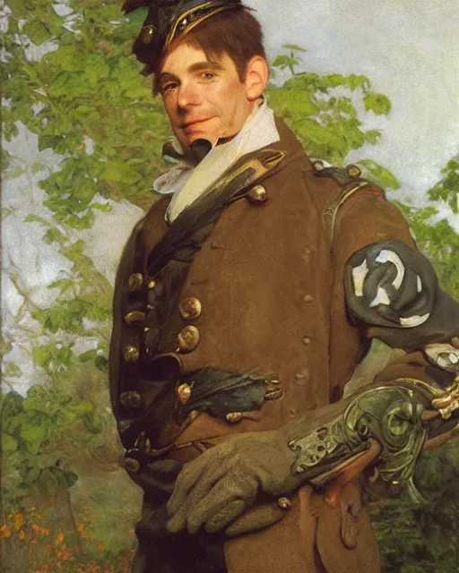 Image similar to horatio nelson, portrait painting by richard schmid, edgar maxence, kehinde wiley, thomas moran, maxfield parrish, studio ghibli, loish, alphonse mucha, fashion photography