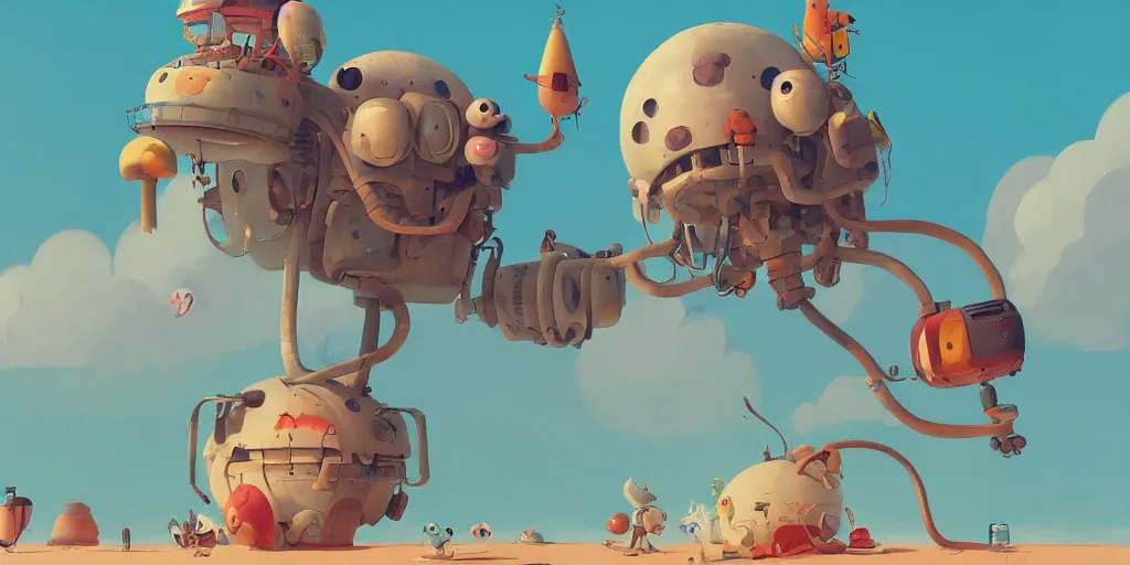 Image similar to cute monsters on vacation at the beach by Goro Fujita and Simon Stalenhag , 8k, trending on artstation, hyper detailed, cinematic