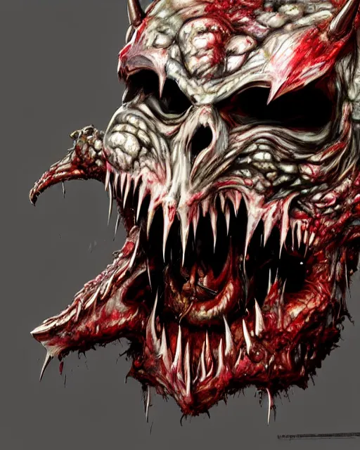 Image similar to gwar, hyper realism, fine details, concept art, digital art, deviantart artstation, very sharp, in the style of john pound,