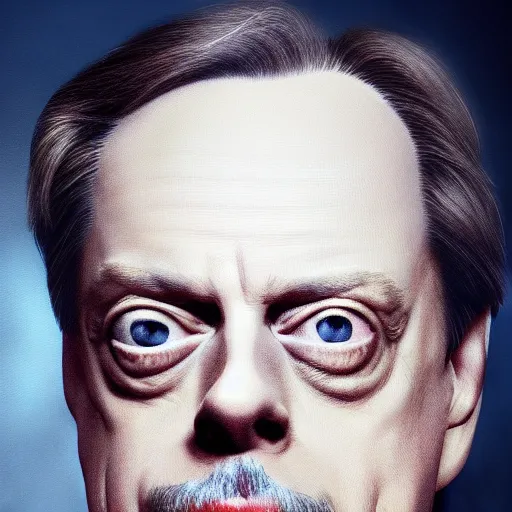 Prompt: steve buscemi in ghost dad, 4 k, detailed