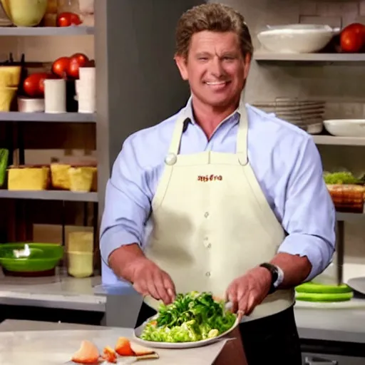 Image similar to vince here with the new slap chop 3 0 0 0, tv infomercial,