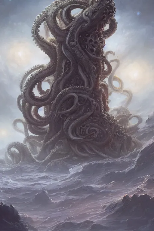 Giant Mass Of Lovecraftian Tentacles Larger Than The 