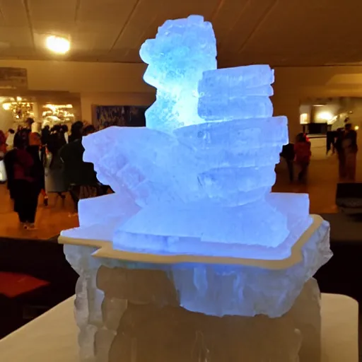 Image similar to an ice sculpture