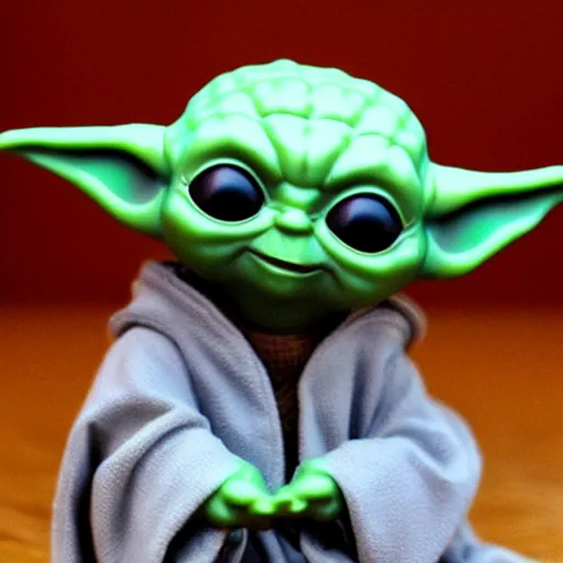 Image similar to isometric isometric isometric cute baby yoda funko pop