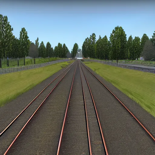 Image similar to Euro track simulator 2022 screenshot, realistic landscape of mid Europe