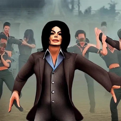 Image similar to Michael Jackson in freefire battlegrounds