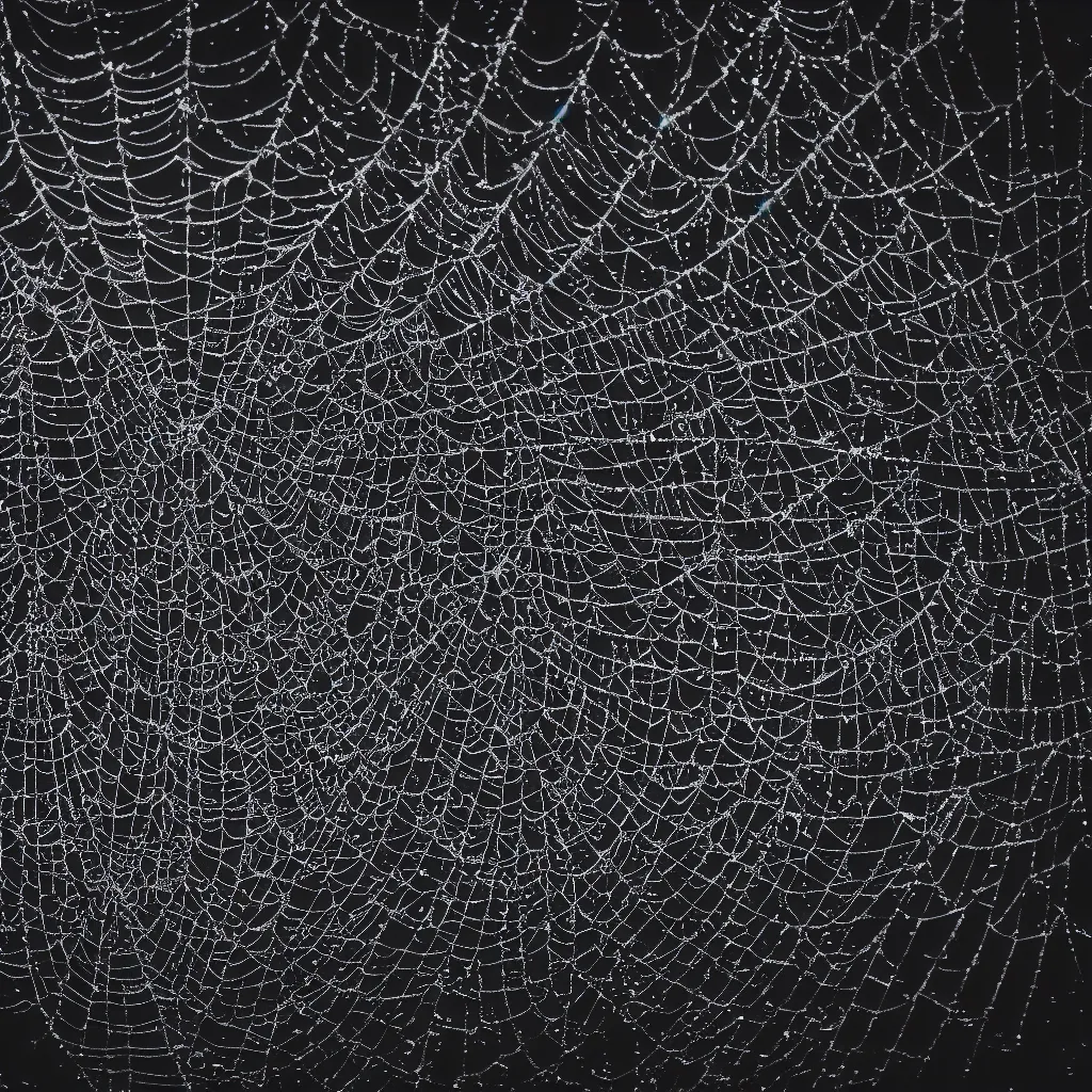 Image similar to black web, slime, dark and mysterious, stopped in time, atmospheric, ominous, eerie, cinematic, epic, 8 k, 4 k, ultra detail, ultra realistic