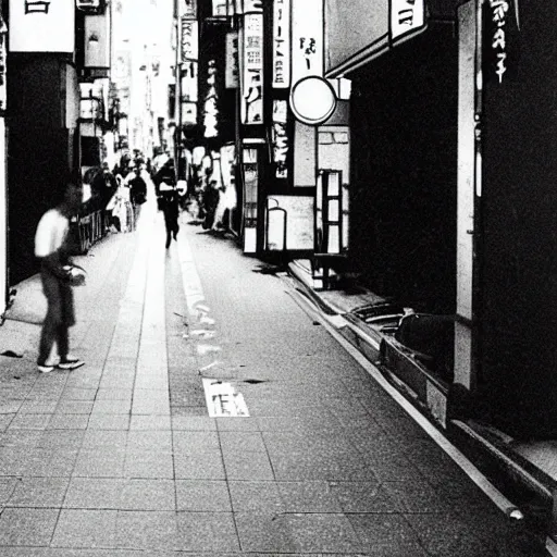 Image similar to photograph of a japanese monster, tokyo street, scary, uncanny