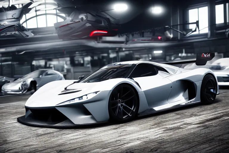 Image similar to photo wallpaper sport car gran turismo 7 forza horizon need for speed fast and furious 5 unreal engine supercar hypercar game concept car octane render, 4 khd 2 0 2 2 3 d cgi rtx style chrome reflexion global illumination ray tracing hdr arstation pixar and disney unreal