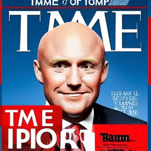 Image similar to Time person of the year: Bald Donald Trump,