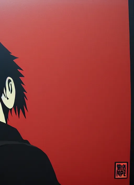 Image similar to Sideview Portrait of naruto Shepard Fairey