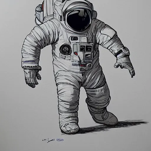 Image similar to an astronaut by king jung gi