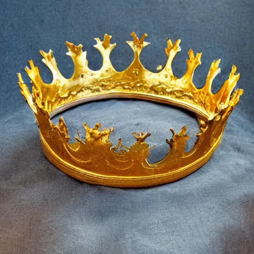 Image similar to a beautiful photo of a golden crown