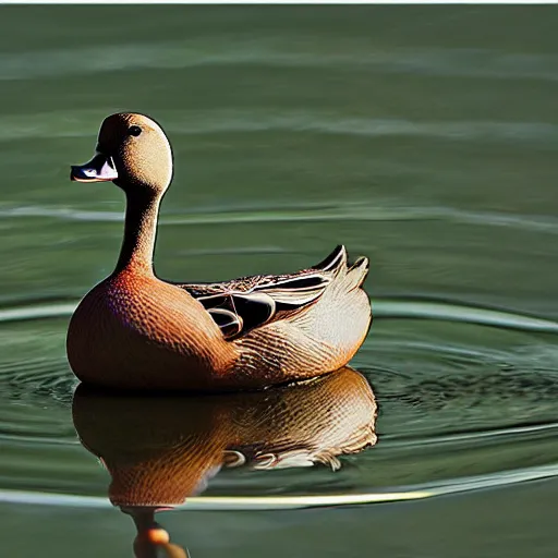 Prompt: a duck with ray bans