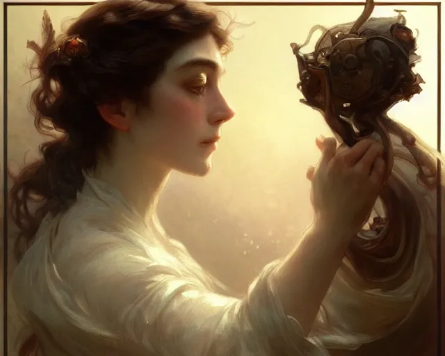 Prompt: photography of camille claudel, deep focus, d & d, fantasy, intricate, elegant, highly detailed, digital painting, artstation, concept art, matte, sharp focus, illustration, hearthstone, art by artgerm and greg rutkowski and alphonse mucha