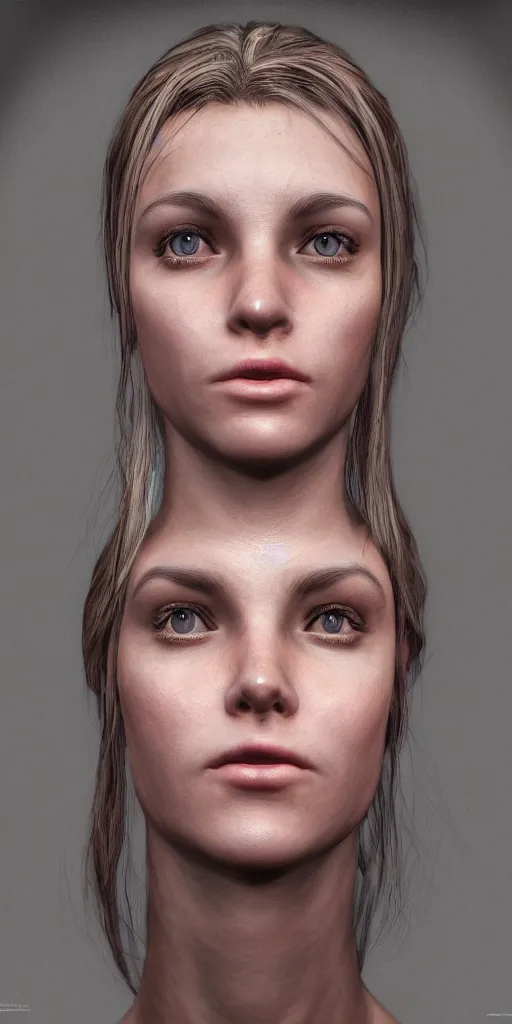 Image similar to hyperrealist female communicant by mike franchina, fantasy art, photo realistic, dynamic lighting, artstation, poster, volumetric lighting, very detailed faces, award winning, full face, symmetry