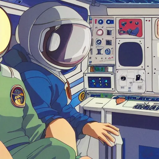 Anime Astronaut Girl