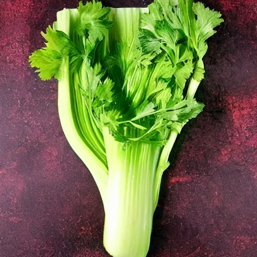 Image similar to selena gomez as celery hybrid