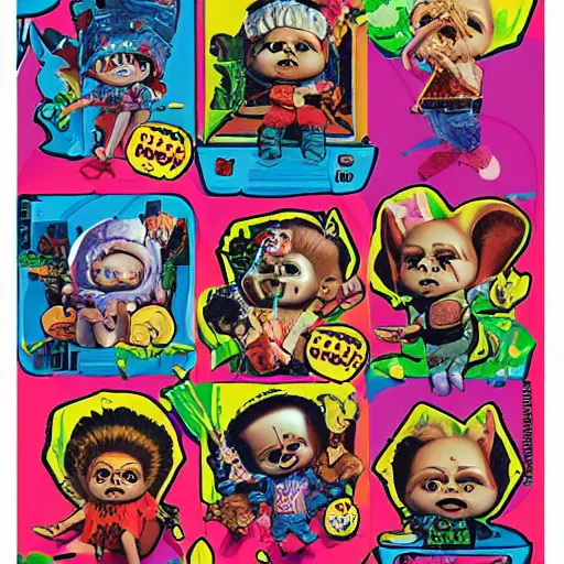 Image similar to Garbage Pail Kids